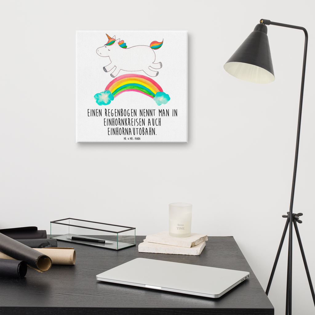 Leinwand Bild Einhorn Regenbogen Leinwand, Bild, Kunstdruck, Wanddeko, Dekoration, Einhorn, Einhörner, Einhorn Deko, Pegasus, Unicorn, Regenbogen, Glitzer, Einhornpower, Erwachsenwerden, Einhornautobahn