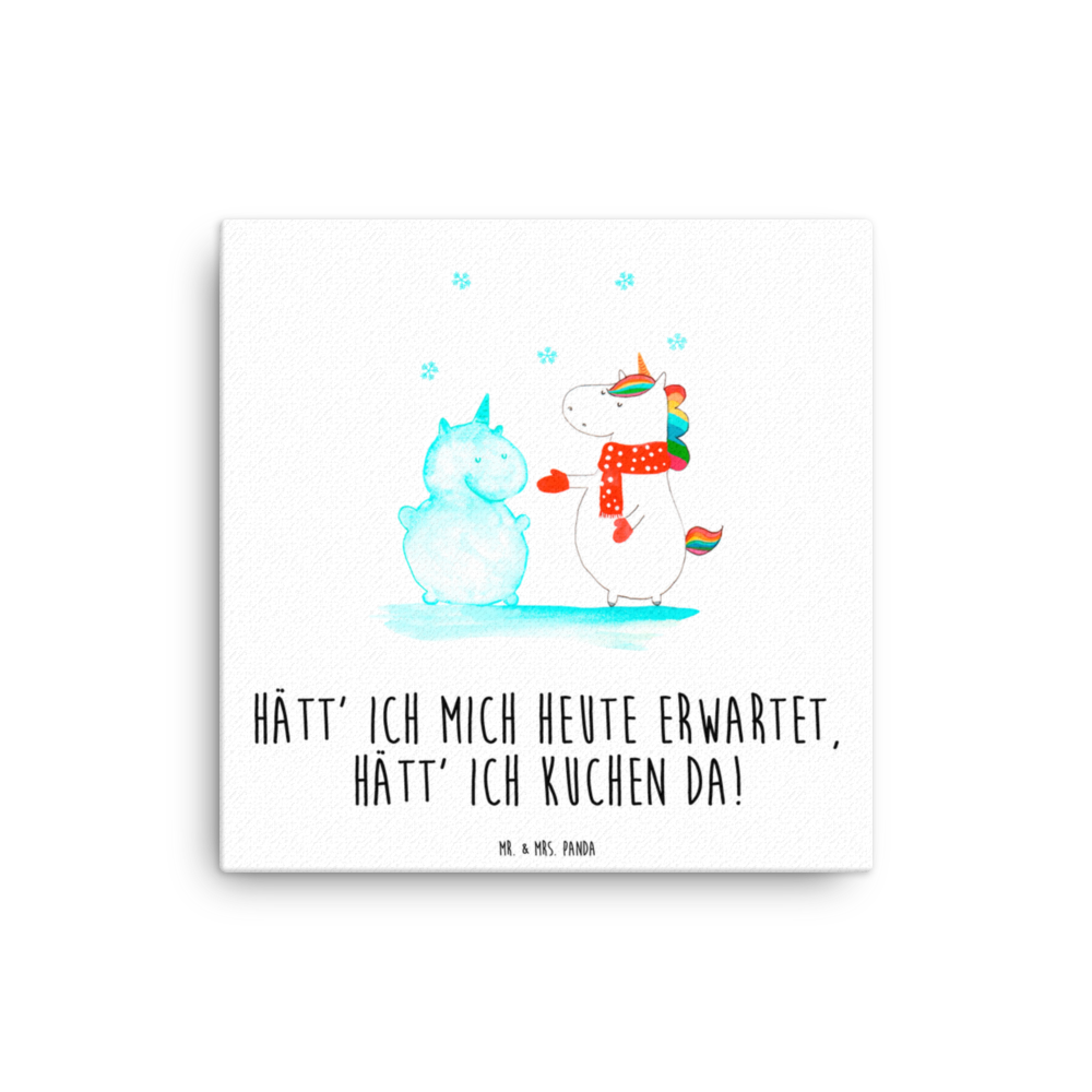 Leinwand Bild Einhorn Schneemann Leinwand, Bild, Kunstdruck, Wanddeko, Dekoration, Einhorn, Einhörner, Einhorn Deko, Pegasus, Unicorn, Schneemann, Winter, Schnee, Kuchen, Weihnachten, kalt, Mütze, Handschuhe, X-Mas