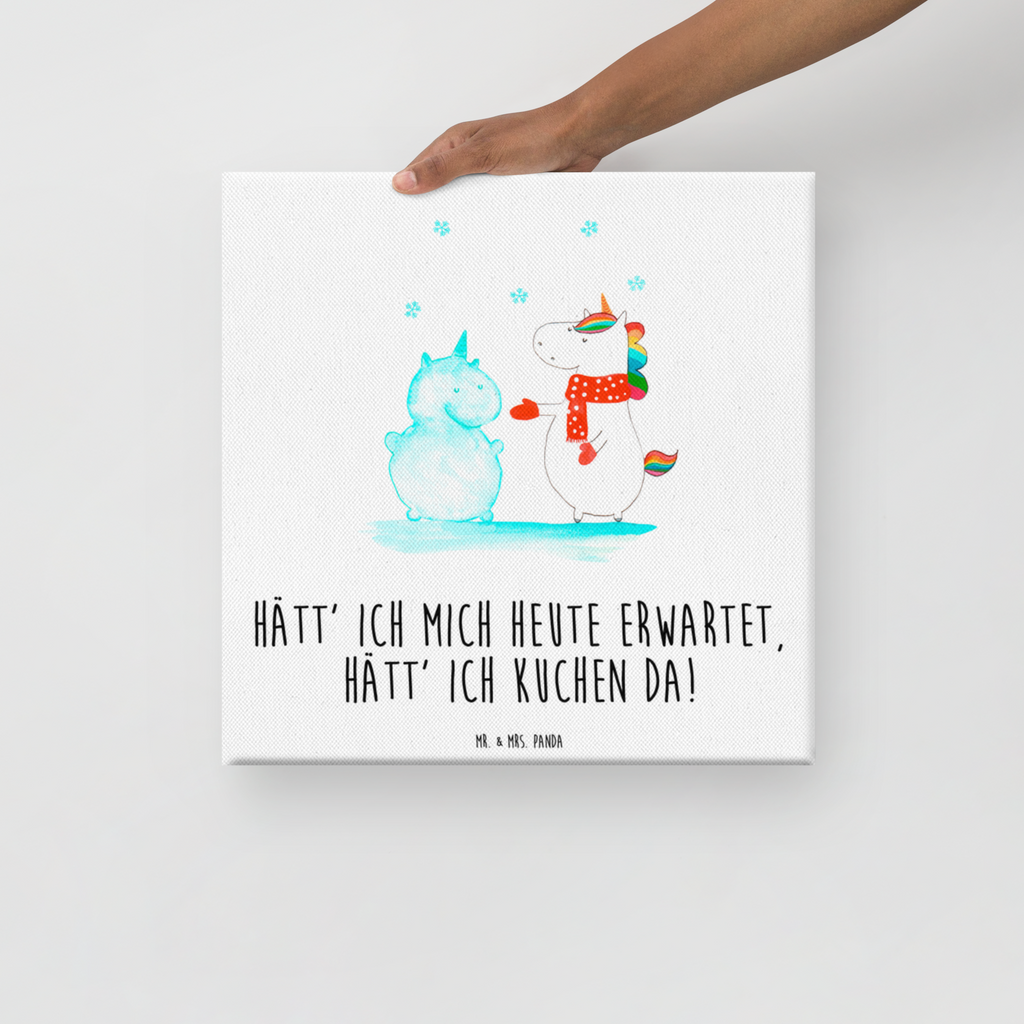 Leinwand Bild Einhorn Schneemann Leinwand, Bild, Kunstdruck, Wanddeko, Dekoration, Einhorn, Einhörner, Einhorn Deko, Pegasus, Unicorn, Schneemann, Winter, Schnee, Kuchen, Weihnachten, kalt, Mütze, Handschuhe, X-Mas