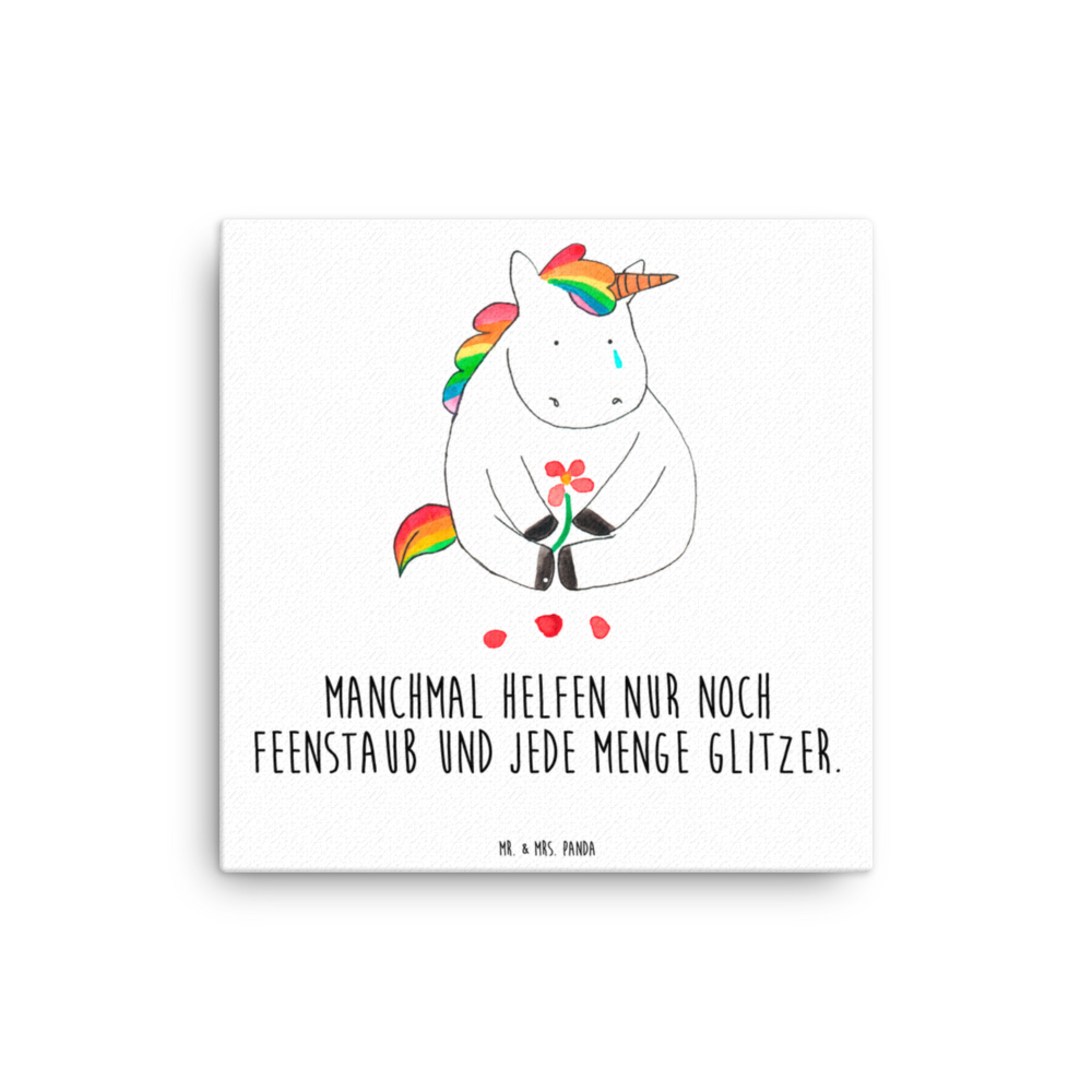 Leinwand Bild Einhorn Traurig Leinwand, Bild, Kunstdruck, Wanddeko, Dekoration, Einhorn, Einhörner, Einhorn Deko, Pegasus, Unicorn, Glitzer, Trösten. Freundschaft, Freunde, Liebe, Trauer, Grußkarte, Blume
