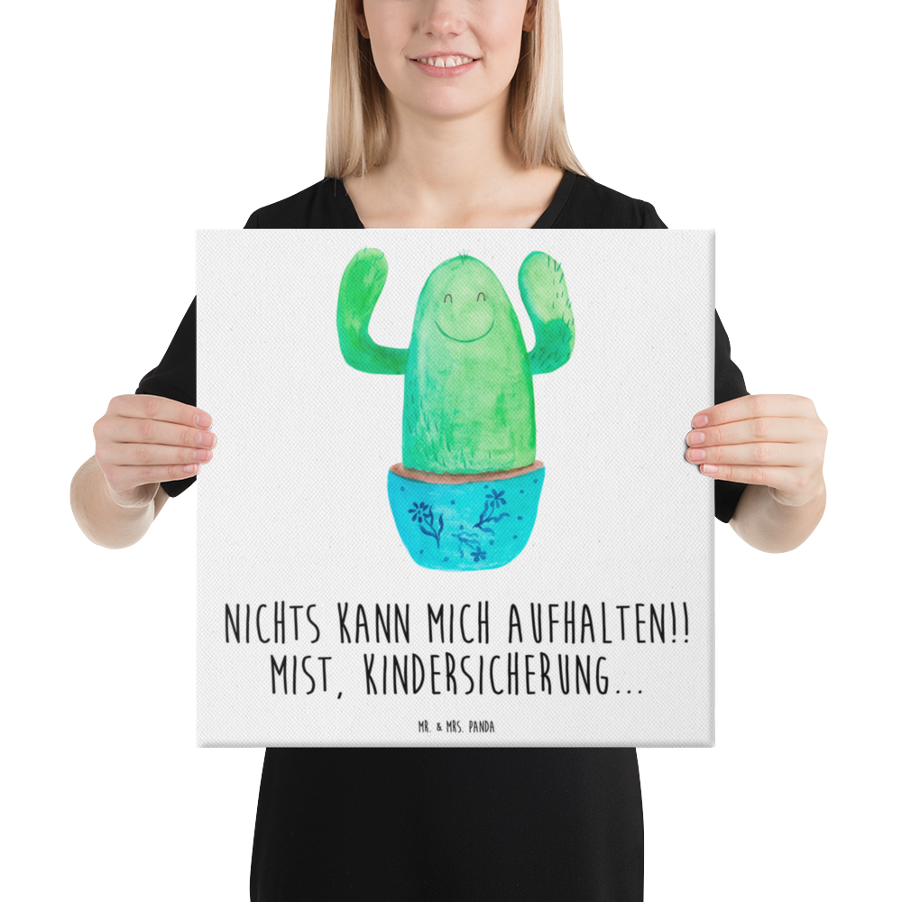 Leinwand Bild Kaktus Happy Kaktus, Kakteen, Motivation, Spruch, lustig, Kindersicherung, Neustart,Büro, Büroalltag,Kollege, Kollegin, Freundin, Mutter, Familie, Ausbildung Leinwand, Bild, Kunstdruck, Wanddeko, Dekoration  Kaktus, Kakteen, Kakteensammlung