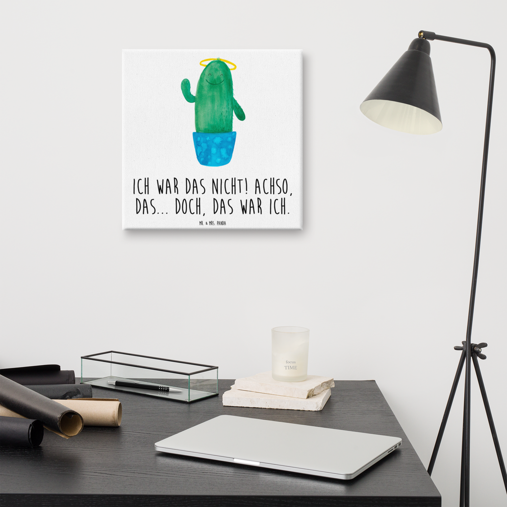 Leinwand Bild Kaktus Heilig Leinwand, Bild, Kunstdruck, Wanddeko, Dekoration, Kaktus, Kakteen, frech, lustig, Kind, Eltern, Familie, Bruder, Schwester, Schwestern, Freundin, Heiligenschein