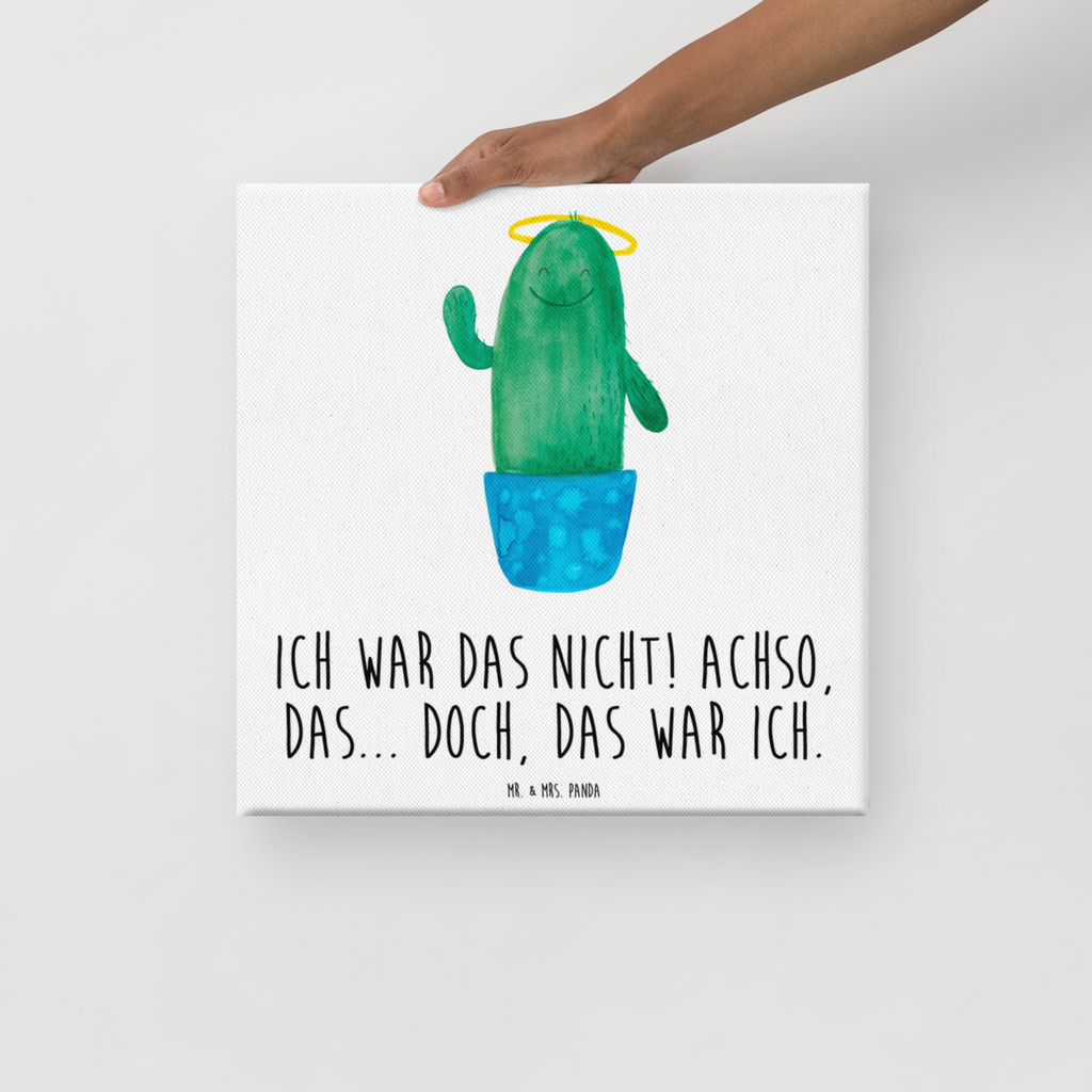 Leinwand Bild Kaktus Heilig Leinwand, Bild, Kunstdruck, Wanddeko, Dekoration, Kaktus, Kakteen, frech, lustig, Kind, Eltern, Familie, Bruder, Schwester, Schwestern, Freundin, Heiligenschein