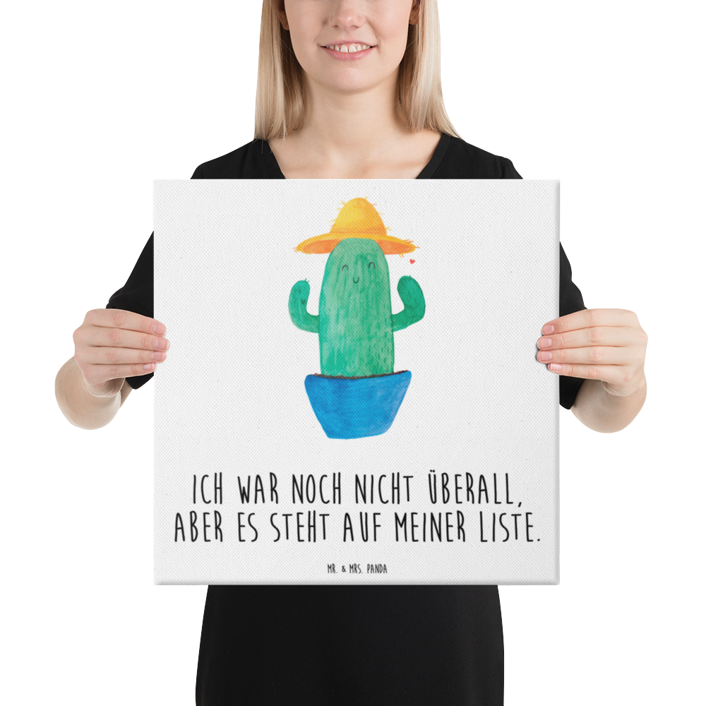 Leinwand Bild Kaktus Sonnenhut Leinwand, Bild, Kunstdruck, Wanddeko, Dekoration, Kaktus, Kakteen, Reisen, Weltreise, Weltenbummler, Reisetagebuch, Städtetrip, Kaktusliebe, Geschenkidee, Spruch, Motivation