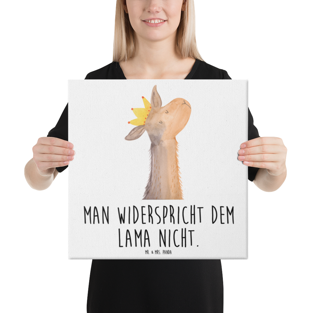 Leinwand Bild Lamakopf König Leinwand, Bild, Kunstdruck, Wanddeko, Dekoration, Lama, Alpaka, Lamas, König, Königin, Freundin, Mama, Papa, Büro Kollege, Kollegin, Chef, Vorgesetzter, Abi, Abitur