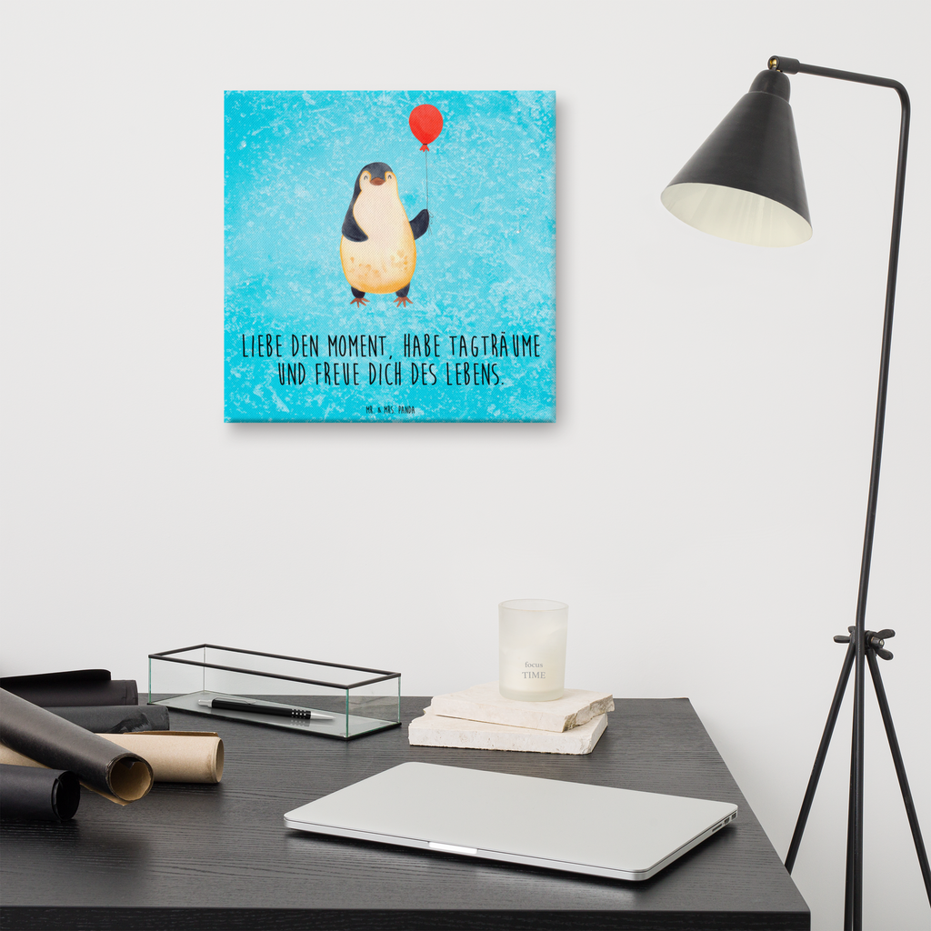Leinwand Bild Pinguin Luftballon Leinwand, Bild, Kunstdruck, Wanddeko, Dekoration, Pinguin, Pinguine, Luftballon, Tagträume, Lebenslust, Geschenk Freundin, Geschenkidee, beste Freundin, Motivation, Neustart, neues Leben, Liebe, Glück