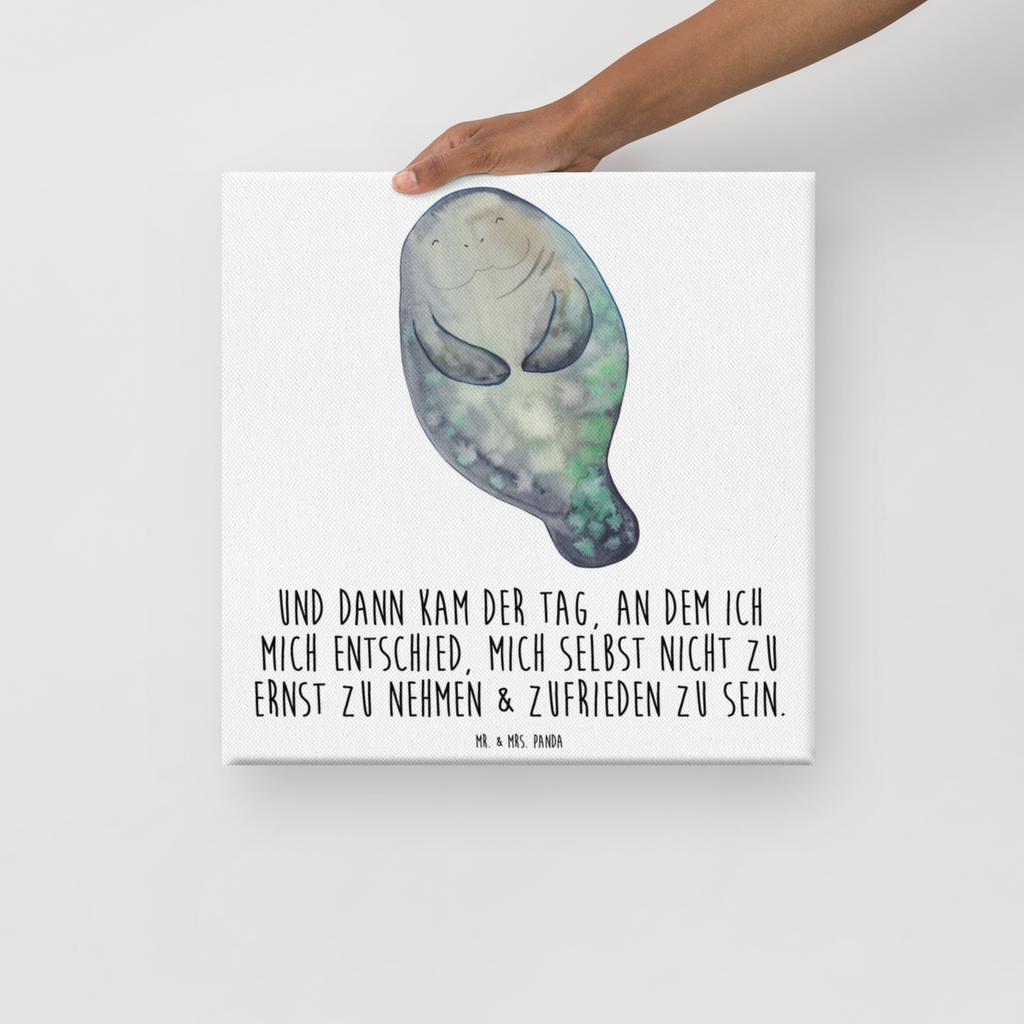 Leinwand Bild Seekuh happy Leinwand, Bild, Kunstdruck, Wanddeko, Dekoration, Meerestiere, Meer, Urlaub, Seekuh, Seekühe, Selbstliebe, Respekt, Neuanfang, Neustart, Achtsamkeit, Zufrieden, Liebeskummer, Freundin