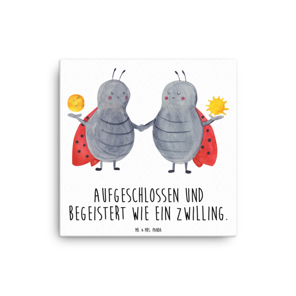 Leinwand Bild Sternzeichen Zwilling Leinwand, Bild, Kunstdruck, Wanddeko, Dekoration, Tierkreiszeichen, Sternzeichen, Horoskop, Astrologie, Aszendent, Zwillinge, Zwilling Geschenk, Zwilling Sternzeichen, Geburtstag Mai, Geschenk Mai, Geschenk Juni, Marienkäfer, Glückskäfer, Zwillingsbruder, Zwillingsschwester