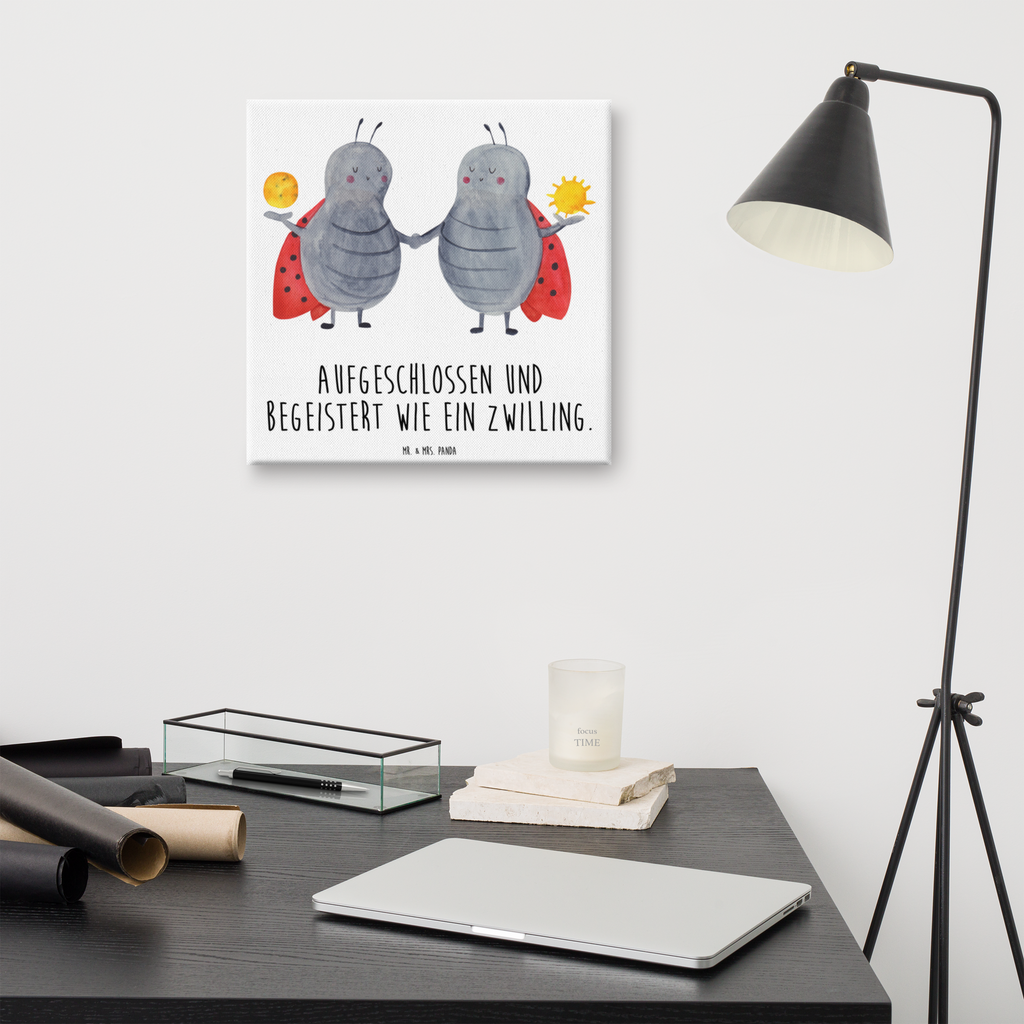Leinwand Bild Sternzeichen Zwilling Leinwand, Bild, Kunstdruck, Wanddeko, Dekoration, Tierkreiszeichen, Sternzeichen, Horoskop, Astrologie, Aszendent, Zwillinge, Zwilling Geschenk, Zwilling Sternzeichen, Geburtstag Mai, Geschenk Mai, Geschenk Juni, Marienkäfer, Glückskäfer, Zwillingsbruder, Zwillingsschwester