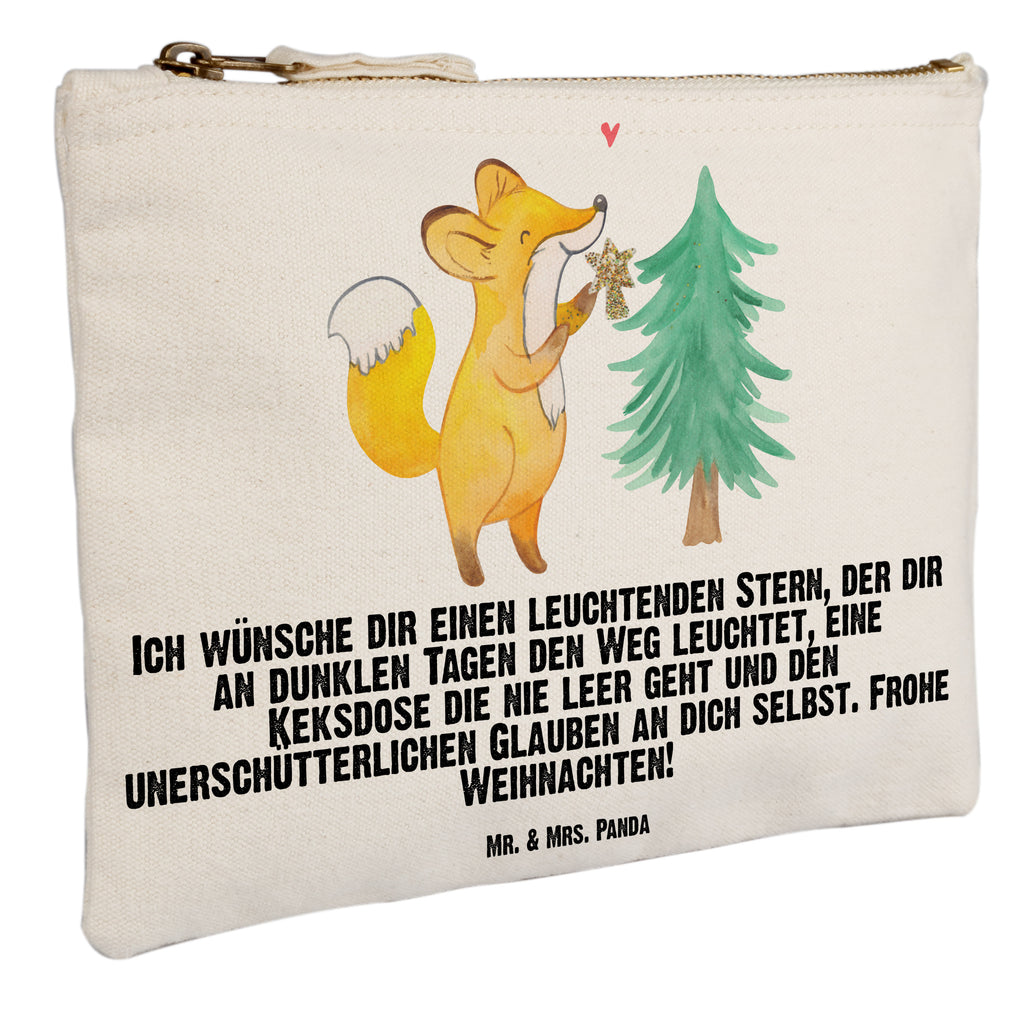 Schminktasche Fuchs  Weihnachtsbaum Winter, Weihnachten, Weihnachtsmann, Heiligabend, Weihnachtstage, Fuchs, Schlittschuh, Weihnachtsgeschenk, Weihnachtszeit, Weihnachtsdekoration Schminktasche, Kosmetiktasche, Kosmetikbeutel, Stiftemäppchen, Etui, Federmappe, Makeup, XXL, Schminketui, Kosmetiketui, Schlamperetui  Winter, Weihnachten, Weihnachtsdeko, Nikolaus, Advent, Heiligabend, Wintermotiv
