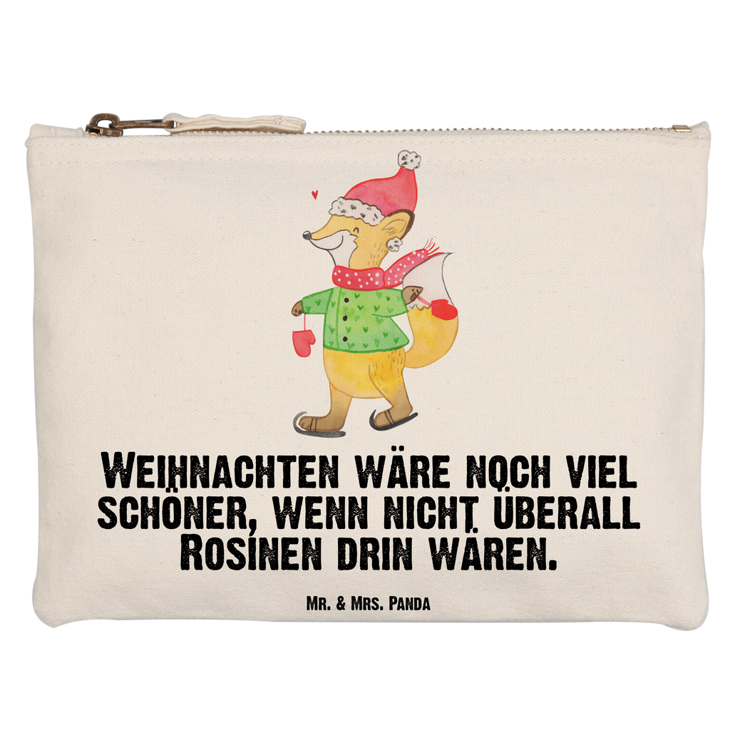 Schminktasche Fuchs  Schlittschuhe Winter, Weihnachten, Weihnachtsmann, Heiligabend, Weihnachtstage, Weihnachtsbaum, Tannenbaum, Weihnachtsgeschenk, Weihnachtszeit Schminktasche, Kosmetiktasche, Kosmetikbeutel, Stiftemäppchen, Etui, Federmappe, Makeup, XXL, Schminketui, Kosmetiketui, Schlamperetui  Winter, Weihnachten, Weihnachtsdeko, Nikolaus, Advent, Heiligabend, Wintermotiv
