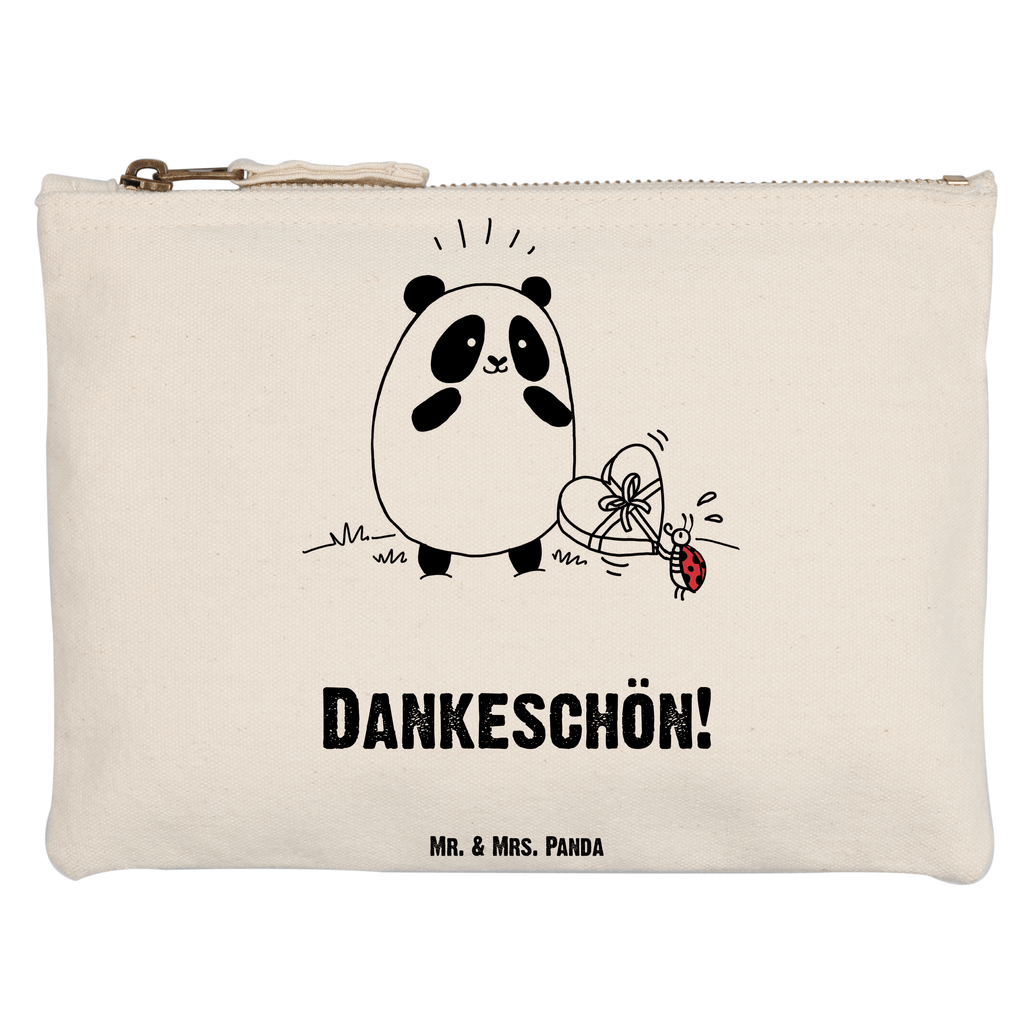 Schminktasche Easy & Peasy Dankeschön  Schminktasche, Kosmetiktasche, Kosmetikbeutel, Stiftemäppchen, Etui, Federmappe, Makeup, XXL, Schminketui, Kosmetiketui, Schlamperetui  
