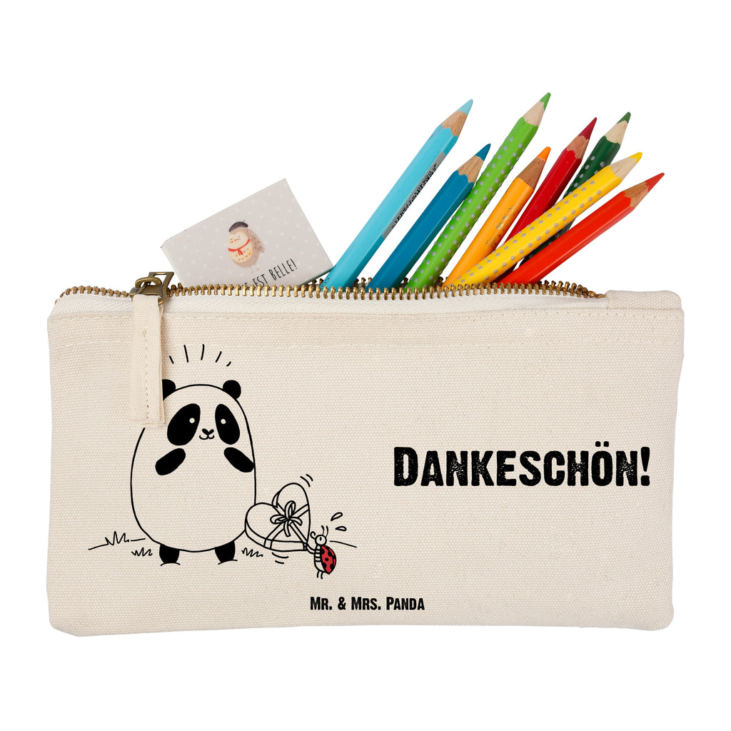Schminktasche Easy & Peasy Dankeschön  Schminktasche, Kosmetiktasche, Kosmetikbeutel, Stiftemäppchen, Etui, Federmappe, Makeup, XXL, Schminketui, Kosmetiketui, Schlamperetui  