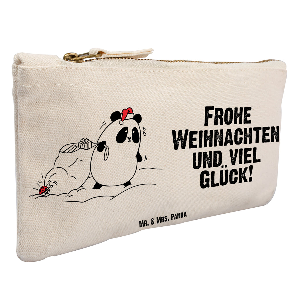 Schminktasche Easy & Peasy Frohe Weihnachten  Schminktasche, Kosmetiktasche, Kosmetikbeutel, Stiftemäppchen, Etui, Federmappe, Makeup, XXL, Schminketui, Kosmetiketui, Schlamperetui  