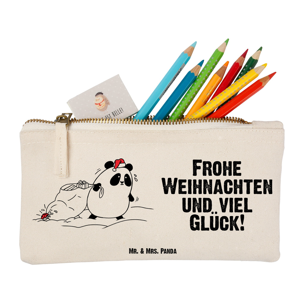 Schminktasche Easy & Peasy Frohe Weihnachten  Schminktasche, Kosmetiktasche, Kosmetikbeutel, Stiftemäppchen, Etui, Federmappe, Makeup, XXL, Schminketui, Kosmetiketui, Schlamperetui  