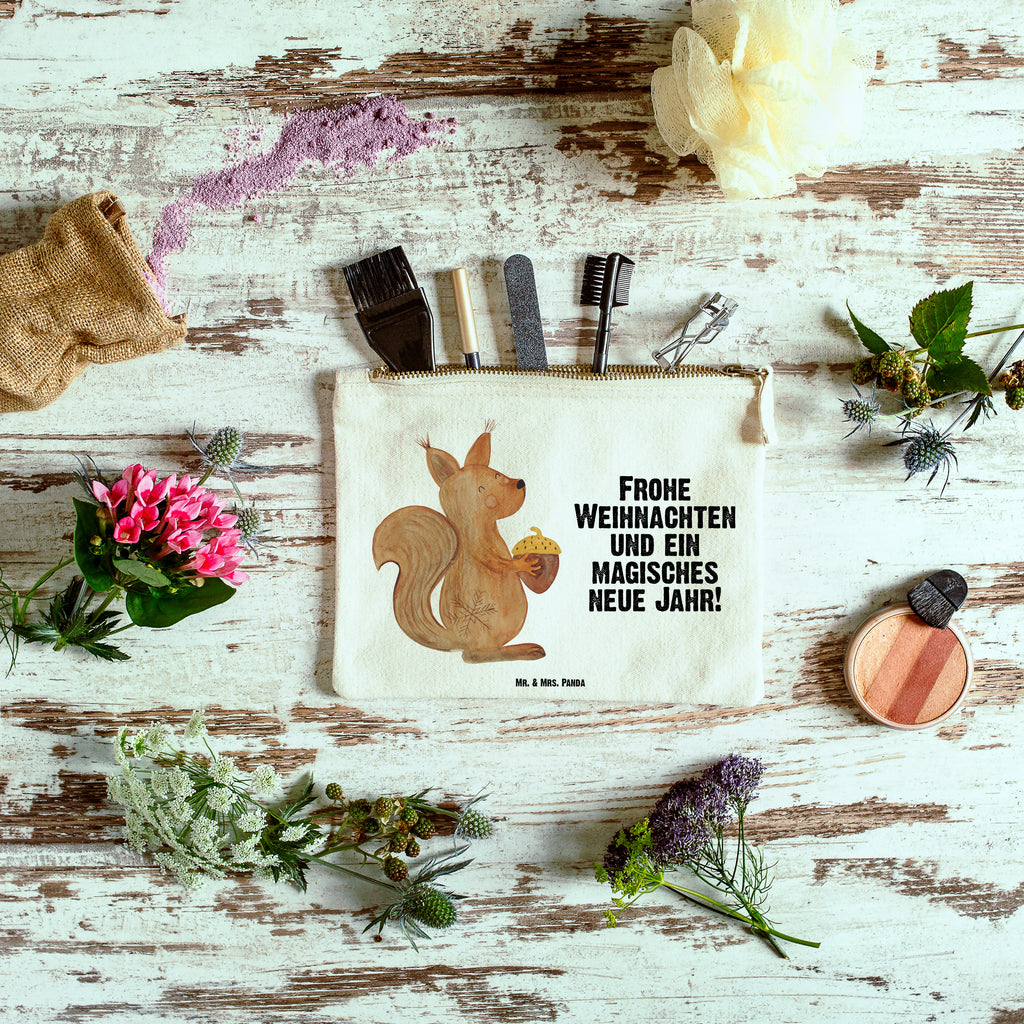 Schminktasche Eichhörnchen Weihnachten Schminktasche, Kosmetiktasche, Kosmetikbeutel, Stiftemäppchen, Etui, Federmappe, Makeup, XXL, Schminketui, Kosmetiketui, Schlamperetui, Winter, Weihnachten, Weihnachtsdeko, Nikolaus, Advent, Heiligabend, Wintermotiv, Frohe Weihnachten, Frohes neues Jahr, Guten Rutsch, Weihnachtsmotiv, Weihnachtsgruß, Neujahr, Vogel