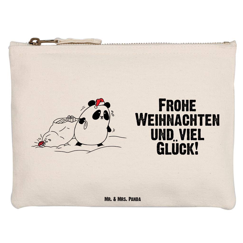 Schminktasche Easy & Peasy Frohe Weihnachten  Schminktasche, Kosmetiktasche, Kosmetikbeutel, Stiftemäppchen, Etui, Federmappe, Makeup, XXL, Schminketui, Kosmetiketui, Schlamperetui  