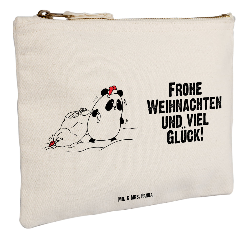 Schminktasche Easy & Peasy Frohe Weihnachten  Schminktasche, Kosmetiktasche, Kosmetikbeutel, Stiftemäppchen, Etui, Federmappe, Makeup, XXL, Schminketui, Kosmetiketui, Schlamperetui  