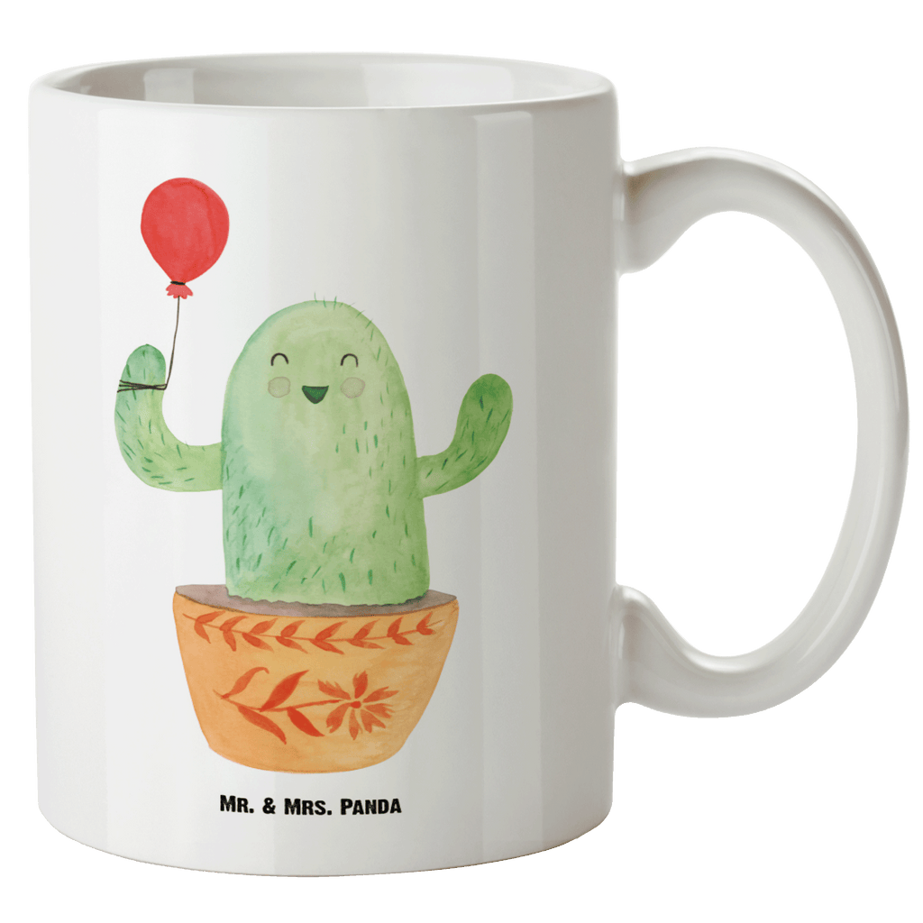 XL Tasse Kaktus Luftballon XL Tasse, Große Tasse, Grosse Kaffeetasse, XL Becher, XL Teetasse, spülmaschinenfest, Jumbo Tasse, Groß, Kaktus, Kakteen, Luftballon, Neustart, Freude, Büro, Stress, Büroalltag, Freundin, Freund, Ausbildung, Prüfung