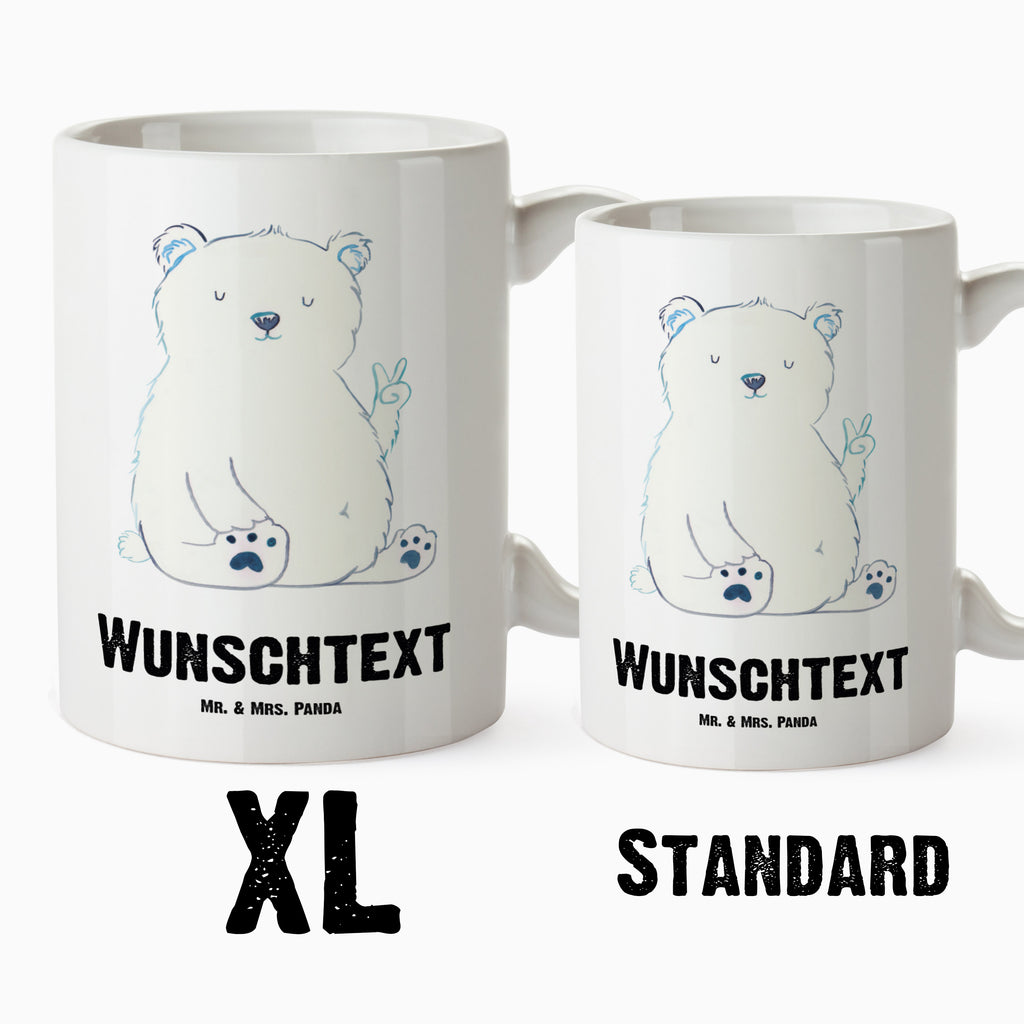 Personalisierte XL Tasse Eisbär Faul Personalisierte XL Tasse, Personalisierte Große Tasse, Personalisierte Grosse Kaffeetasse, PErsonalisierter XL Becher, XL Teetasse mit Namen, XL  Becher mit Namen, spülmaschinenfest, Jumbo Tasse, Groß, Personalisiert, XL Tasse mit Namen, XL Namenstasse, Jumbo Namenstasse, Bär, Teddy, Teddybär, Eisbär, Nordpol, Faul, Entspannen, Relaxen, Büro, Arbeit, Bürojob, Arbeitsplatz, Homeoffice