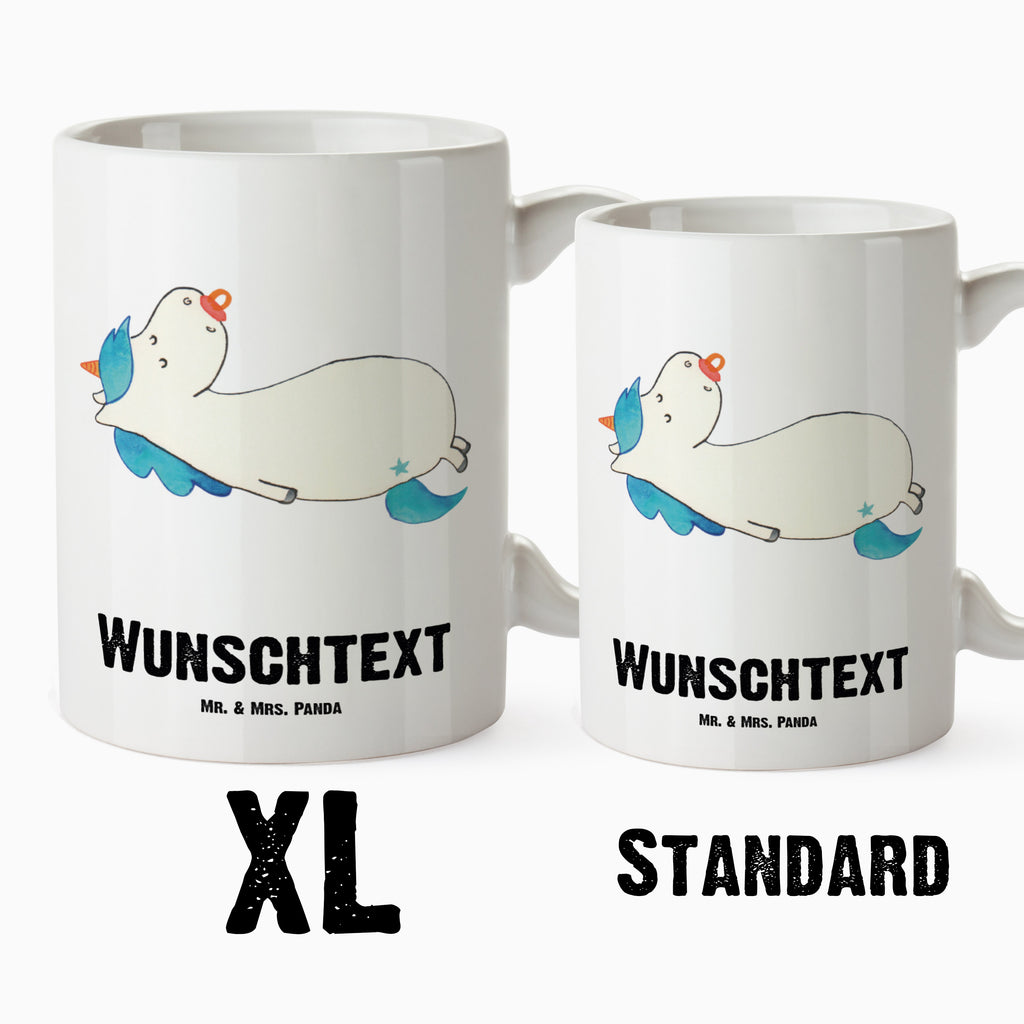Personalisierte XL Tasse Einhorn Schnullie Personalisierte XL Tasse, Personalisierte Große Tasse, Personalisierte Grosse Kaffeetasse, PErsonalisierter XL Becher, XL Teetasse mit Namen, XL  Becher mit Namen, spülmaschinenfest, Jumbo Tasse, Groß, Personalisiert, XL Tasse mit Namen, XL Namenstasse, Jumbo Namenstasse, Einhorn, Einhörner, Einhorn Deko, Pegasus, Unicorn, Baby, Kleinkind, Geburt, Geburtstag, Säugling, Schnuller, Geschenk Geburt, Mutter, Mama