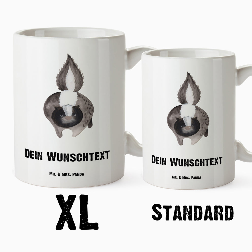 Personalisierte XL Tasse Stinktier Angriff Personalisierte XL Tasse, Personalisierte Große Tasse, Personalisierte Grosse Kaffeetasse, PErsonalisierter XL Becher, XL Teetasse mit Namen, XL  Becher mit Namen, spülmaschinenfest, Jumbo Tasse, Groß, Personalisiert, XL Tasse mit Namen, XL Namenstasse, Jumbo Namenstasse, Stinktier, Skunk, Wildtier, Raubtier, Stinker, Stinki, wütend, Drohung