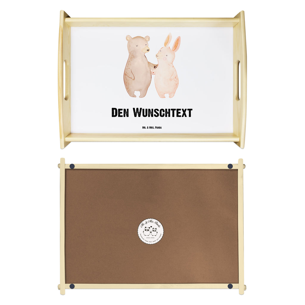 Personalisiertes Serviertablett Bär Hase Umarmen Personalisiertes Serviertablett, Personalisiertes Tablett, Personalisiertes Holztablett, Personalisiertes Küchentablett, Personalisiertes Dekotablett, Personalisiertes Frühstückstablett, Serviertablett mit Namen, Tablett mit Namen, Liebe, Partner, Freund, Freundin, Ehemann, Ehefrau, Heiraten, Verlobung, Heiratsantrag, Liebesgeschenk, Jahrestag, Hocheitstag, Freunde, bester Freund, Hase, Bär, Bärchen, best friends