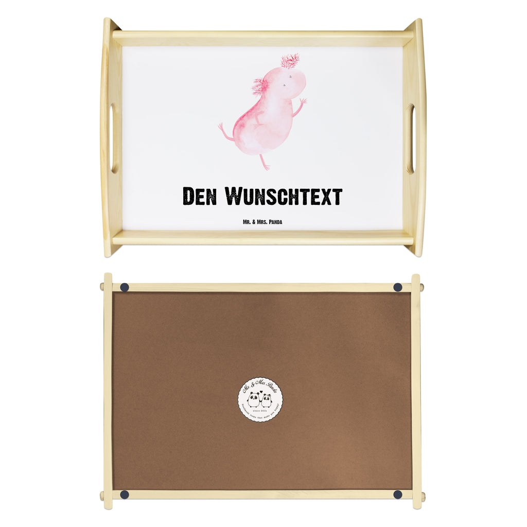 Personalisiertes Serviertablett Axolotl tanzt Personalisiertes Serviertablett, Personalisiertes Tablett, Personalisiertes Holztablett, Personalisiertes Küchentablett, Personalisiertes Dekotablett, Personalisiertes Frühstückstablett, Serviertablett mit Namen, Tablett mit Namen, Axolotl, Molch, Axolot, Schwanzlurch, Lurch, Lurche, Dachschaden, Sterne, verrückt, Freundin, beste Freundin