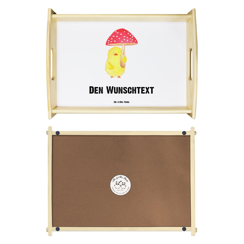 Personalisiertes Serviertablett Küken Fliegenpilz Personalisiertes Serviertablett, Personalisiertes Tablett, Personalisiertes Holztablett, Personalisiertes Küchentablett, Personalisiertes Dekotablett, Personalisiertes Frühstückstablett, Serviertablett mit Namen, Tablett mit Namen, Ostern, Osterhase, Ostergeschenke, Osternest, Osterdeko, Geschenk zu Ostern, Küken, Fliegenpilz, Glückspilz, Frohe Ostern, Ostergrüße