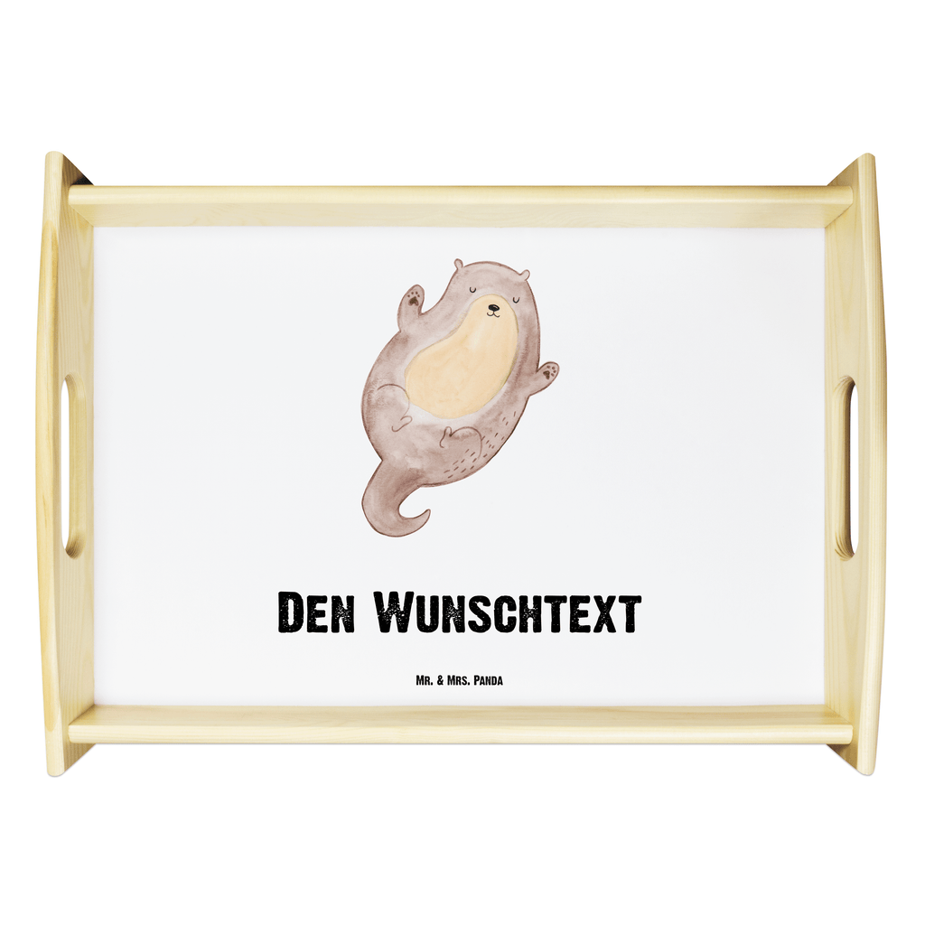 Personalisiertes Serviertablett Otter Umarmen Personalisiertes Serviertablett, Personalisiertes Tablett, Personalisiertes Holztablett, Personalisiertes Küchentablett, Personalisiertes Dekotablett, Personalisiertes Frühstückstablett, Serviertablett mit Namen, Tablett mit Namen, Otter, Fischotter, Seeotter, Otter Seeotter See Otter
