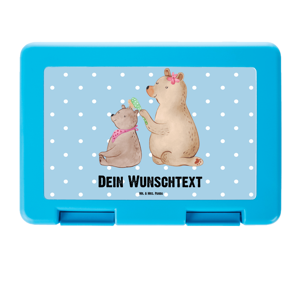 Personalisierte Brotdose Bär mit Kind Brotdose personalisiert, Brotbox, Snackbox, Lunch box, Butterbrotdose, Brotzeitbox, Familie, Vatertag, Muttertag, Bruder, Schwester, Mama, Papa, Oma, Opa, Geschenk, Mutti, Mutter