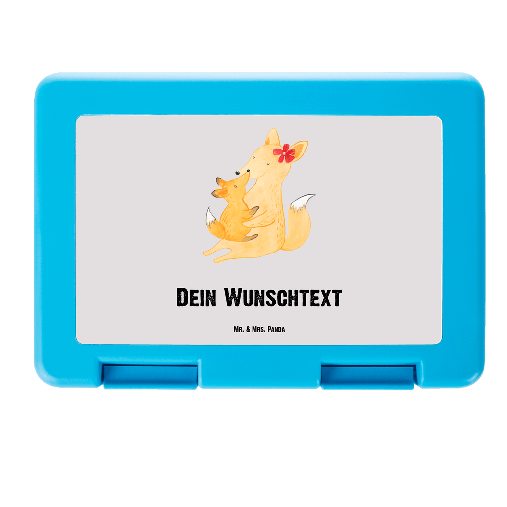 Personalisierte Brotdose Fuchs Mama & Kind Brotdose personalisiert, Brotbox, Snackbox, Lunch box, Butterbrotdose, Brotzeitbox, Familie, Vatertag, Muttertag, Bruder, Schwester, Mama, Papa, Oma, Opa, Mutter, Tochter, Lieblingstochter, Beste Tochter, Geschenk