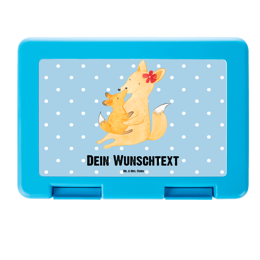 Personalisierte Brotdose Fuchs Mama & Kind Brotdose personalisiert, Brotbox, Snackbox, Lunch box, Butterbrotdose, Brotzeitbox, Familie, Vatertag, Muttertag, Bruder, Schwester, Mama, Papa, Oma, Opa, Mutter, Tochter, Lieblingstochter, Beste Tochter, Geschenk