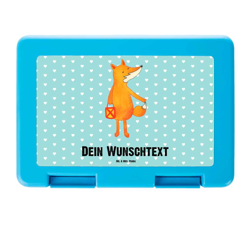 Personalisierte Brotdose Fuchs Laterne Brotdose personalisiert, Brotbox, Snackbox, Lunch box, Butterbrotdose, Brotzeitbox, Fuchs, Füchse, Spruch trösten, Liebeskummer Spruch, Laterne, Sankt Martin, Laternenumzug, Aufmuntern, Cäsar Otto Hugo Flaischlen