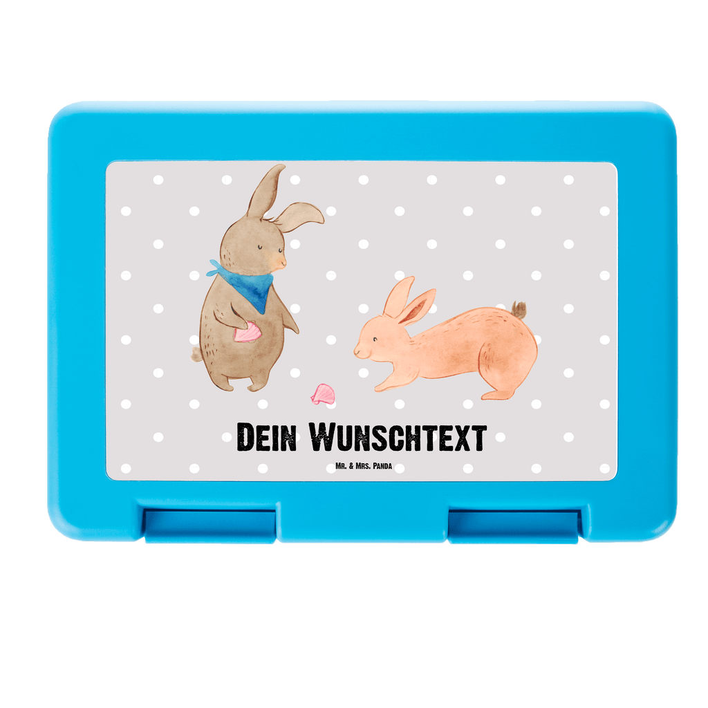 Personalisierte Brotdose Hasen Muschel Brotdose personalisiert, Brotbox, Snackbox, Lunch box, Butterbrotdose, Brotzeitbox, Familie, Vatertag, Muttertag, Bruder, Schwester, Mama, Papa, Oma, Opa, Hasen, beste Freundin, Freundin, Freundinnen, best friends, BFF, Muscheln sammeln, Muscheln, Meer