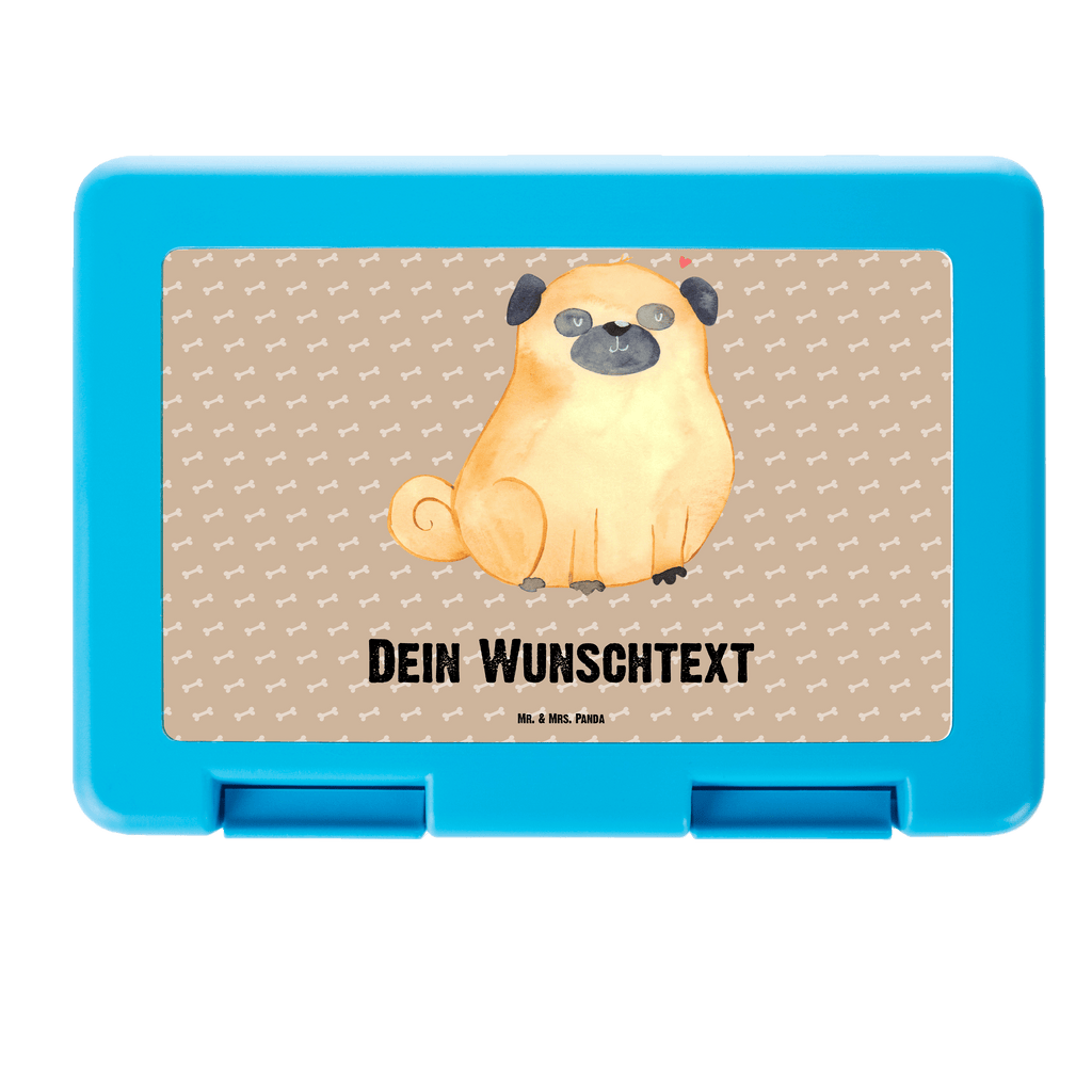 Personalisierte Brotdose Mops Brotdose personalisiert, Brotbox, Snackbox, Lunch box, Butterbrotdose, Brotzeitbox, Hund, Hundemotiv, Haustier, Hunderasse, Tierliebhaber, Hundebesitzer, Sprüche, Mops, Liebe, Hundeliebe