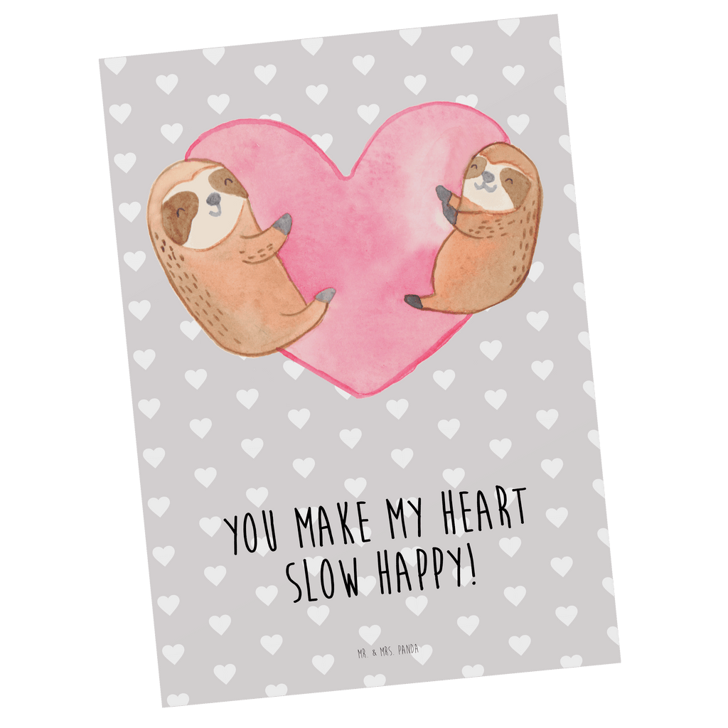 Postkarte Faultiere Herz Geschenkkarte, Grußkarte, Karte, Einladung, Ansichtskarte, Geburtstagskarte, Einladungskarte, Dankeskarte, Liebe, Partner, Freund, Freundin, Ehemann, Ehefrau, Heiraten, Verlobung, Heiratsantrag, Liebesgeschenk, Jahrestag, Hocheitstag, Valentinstag, Geschenk für Frauen, Hochzeitstag, Mitbringsel, Geschenk für Freundin, Geschenk für Partner, Liebesbeweis, für Männer, für Ehemann