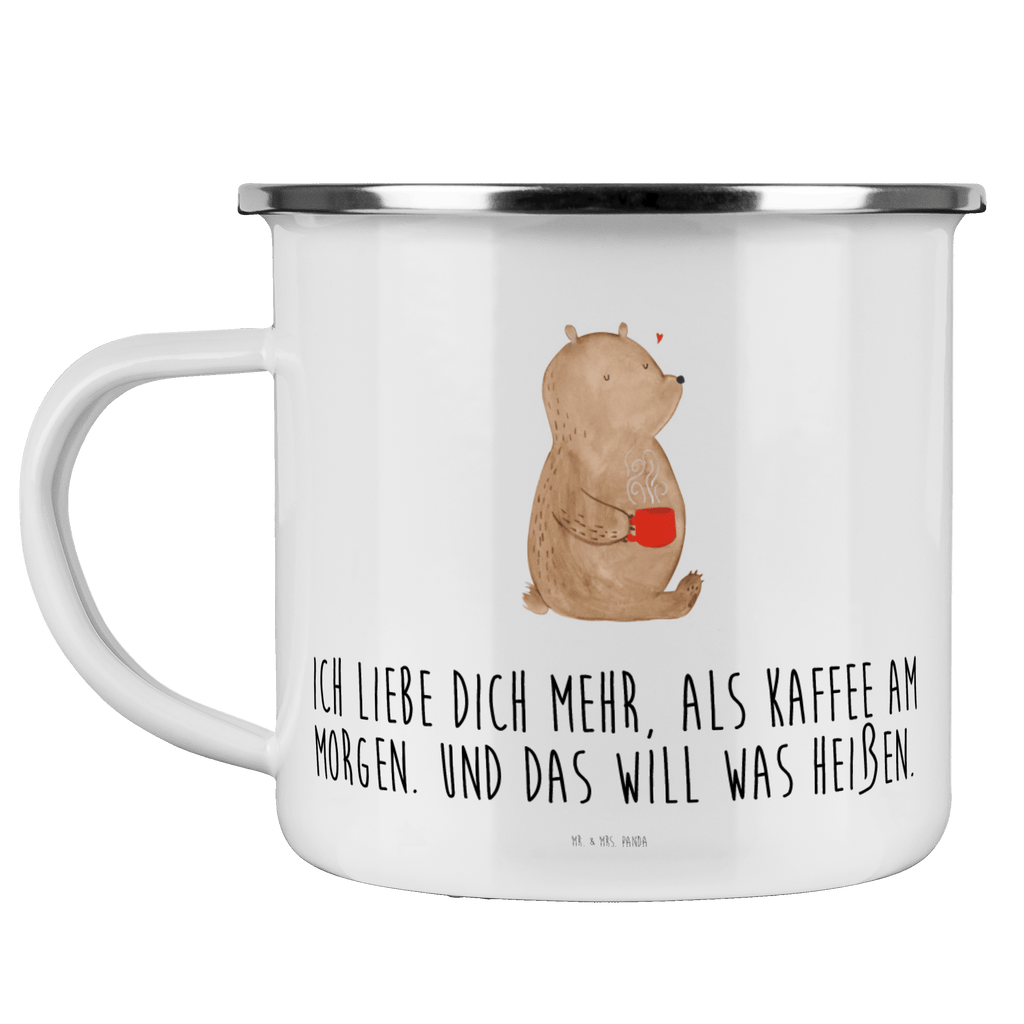 Camping Emaille Tasse Bär Morgenkaffee Campingtasse, Trinkbecher, Metalltasse, Outdoor Tasse, Emaille Trinkbecher, Blechtasse Outdoor, Emaille Campingbecher, Edelstahl Trinkbecher, Metalltasse für Camping, Kaffee Blechtasse, Camping Tasse Metall, Liebe, Partner, Freund, Freundin, Ehemann, Ehefrau, Heiraten, Verlobung, Heiratsantrag, Liebesgeschenk, Jahrestag, Hocheitstag, Valentinstag, Geschenk für Frauen, Hochzeitstag, Mitbringsel, Geschenk für Freundin, Geschenk für Partner, Liebesbeweis, für Männer, für Ehemann
