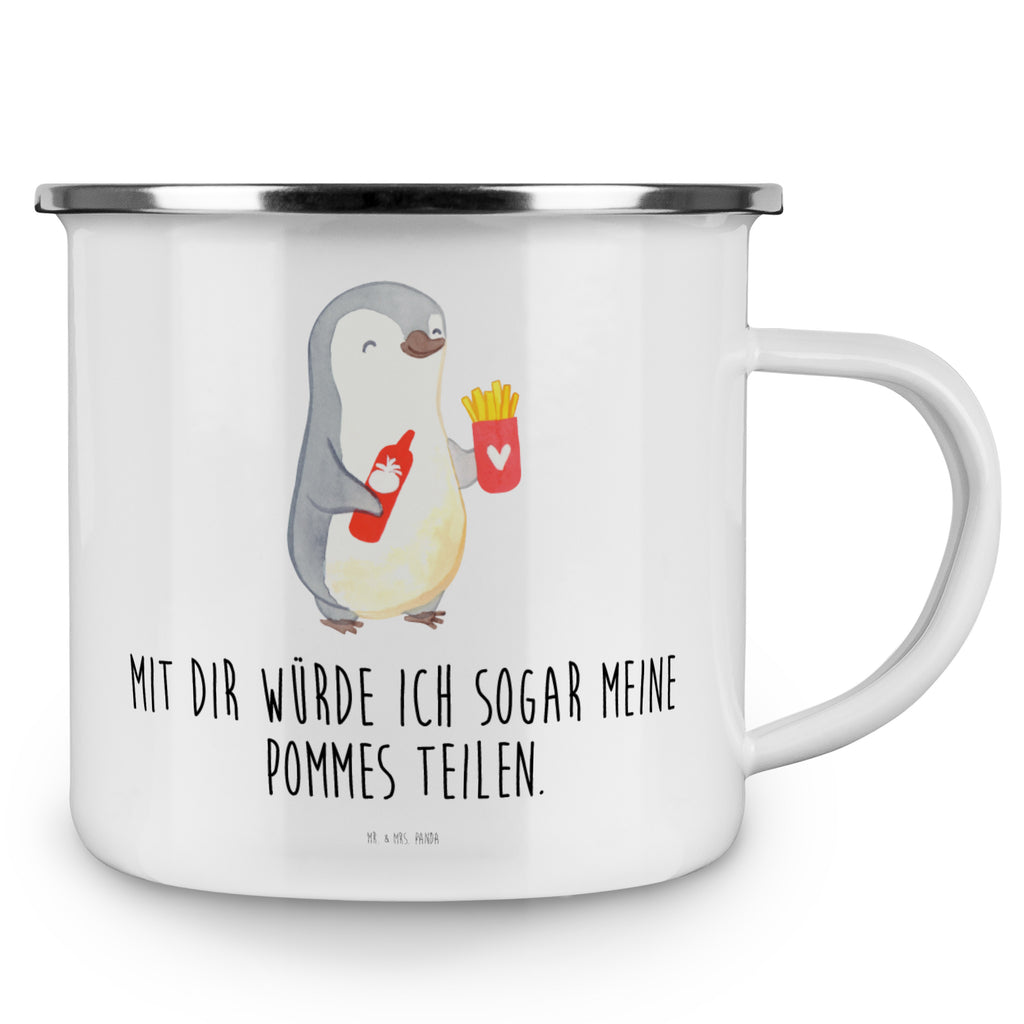 Camping Emaille Tasse Pinguin Pommes Campingtasse, Trinkbecher, Metalltasse, Outdoor Tasse, Emaille Trinkbecher, Blechtasse Outdoor, Emaille Campingbecher, Edelstahl Trinkbecher, Metalltasse für Camping, Kaffee Blechtasse, Camping Tasse Metall, Liebe, Partner, Freund, Freundin, Ehemann, Ehefrau, Heiraten, Verlobung, Heiratsantrag, Liebesgeschenk, Jahrestag, Hocheitstag, Valentinstag, Geschenk für Frauen, Hochzeitstag, Mitbringsel, Geschenk für Freundin, Geschenk für Partner, Liebesbeweis, für Männer, für Ehemann