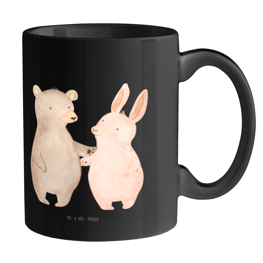 Tasse Bär Hase Umarmen Becher, Kaffeetasse, Kaffeebecher, Tee, Frühstück, Büro, Liebe, Partner, Freund, Freundin, Ehemann, Ehefrau, Heiraten, Verlobung, Heiratsantrag, Liebesgeschenk, Jahrestag, Hocheitstag, Freunde, bester Freund, Hase, Bär, Bärchen, best friends