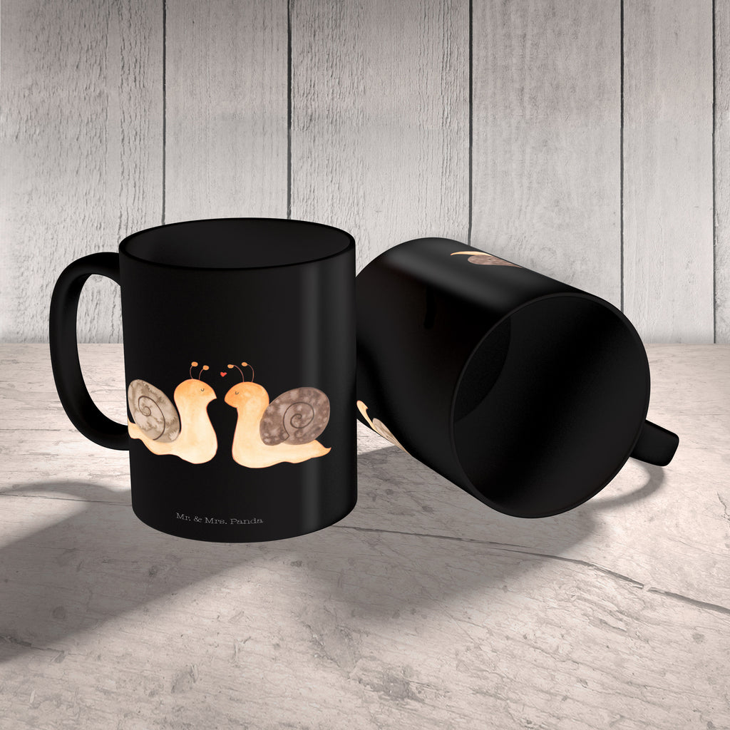 Tasse Schnecken Liebe Becher, Kaffeetasse, Kaffeebecher, Tee, Frühstück, Büro, Liebe, Partner, Freund, Freundin, Ehemann, Ehefrau, Heiraten, Verlobung, Heiratsantrag, Liebesgeschenk, Jahrestag, Hocheitstag