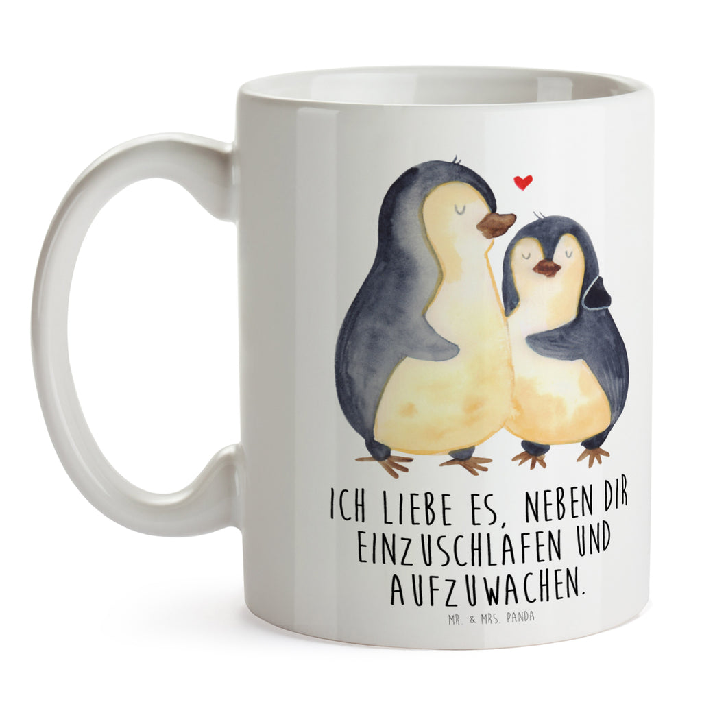 Tasse Pinguine Einschlafen Becher, Kaffeetasse, Kaffeebecher, Tee, Frühstück, Büro, Liebe, Partner, Freund, Freundin, Ehemann, Ehefrau, Heiraten, Verlobung, Heiratsantrag, Liebesgeschenk, Jahrestag, Hocheitstag, Valentinstag, Geschenk für Frauen, Hochzeitstag, Mitbringsel, Geschenk für Freundin, Geschenk für Partner, Liebesbeweis, für Männer, für Ehemann