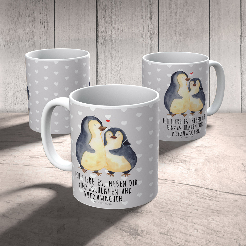 Tasse Pinguine Einschlafen Becher, Kaffeetasse, Kaffeebecher, Tee, Frühstück, Büro, Liebe, Partner, Freund, Freundin, Ehemann, Ehefrau, Heiraten, Verlobung, Heiratsantrag, Liebesgeschenk, Jahrestag, Hocheitstag, Valentinstag, Geschenk für Frauen, Hochzeitstag, Mitbringsel, Geschenk für Freundin, Geschenk für Partner, Liebesbeweis, für Männer, für Ehemann