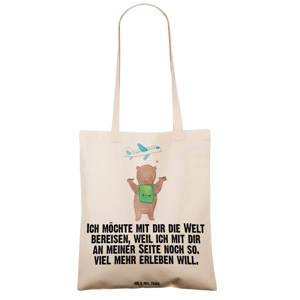 Tragetasche Bär Flugzeug Beuteltasche, Beutel, Einkaufstasche, Jutebeutel, Stoffbeutel, Liebe, Partner, Freund, Freundin, Ehemann, Ehefrau, Heiraten, Verlobung, Heiratsantrag, Liebesgeschenk, Jahrestag, Hocheitstag, Valentinstag, Geschenk für Frauen, Hochzeitstag, Mitbringsel, Geschenk für Freundin, Geschenk für Partner, Liebesbeweis, für Männer, für Ehemann