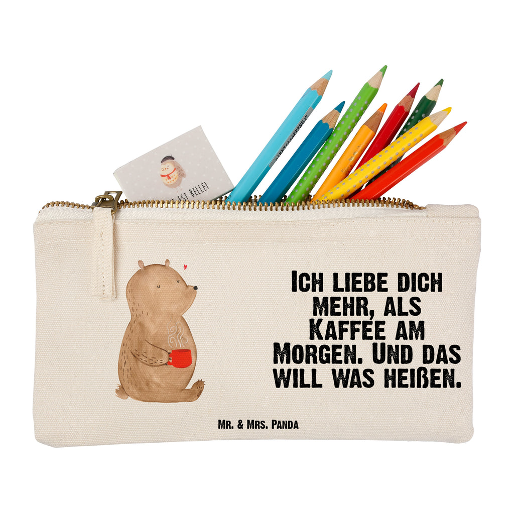 Schminktasche Bär Morgenkaffee Valentinstag, Geschenk für Frauen, Liebesgeschenk, Jahrestag, Hochzeitstag, Mitbringsel, Geschenk für Freundin, Geschenk für Partner, Freund, Liebesbeweis, für Männer, für Ehemann Schminktasche, Kosmetiktasche, Kosmetikbeutel, Stiftemäppchen, Etui, Federmappe, Makeup, XXL, Schminketui, Kosmetiketui, Schlamperetui  Liebe,  Partner, Freund, Freundin, Ehemann, Ehefrau, Heiraten, Verlobung, Heiratsantrag, Liebesgeschenk, Jahrestag, Hocheitstag