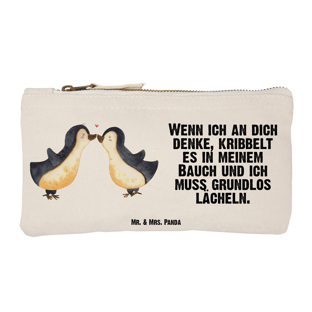 Schminktasche Pinguine Kuss Valentinstag, Geschenk für Frauen, Liebesgeschenk, Jahrestag, Hochzeitstag, Mitbringsel, Geschenk für Freundin, Geschenk für Partner, Freund, Liebesbeweis, für Männer, für Ehemann Schminktasche, Kosmetiktasche, Kosmetikbeutel, Stiftemäppchen, Etui, Federmappe, Makeup, XXL, Schminketui, Kosmetiketui, Schlamperetui  Liebe,  Partner, Freund, Freundin, Ehemann, Ehefrau, Heiraten, Verlobung, Heiratsantrag, Liebesgeschenk, Jahrestag, Hocheitstag