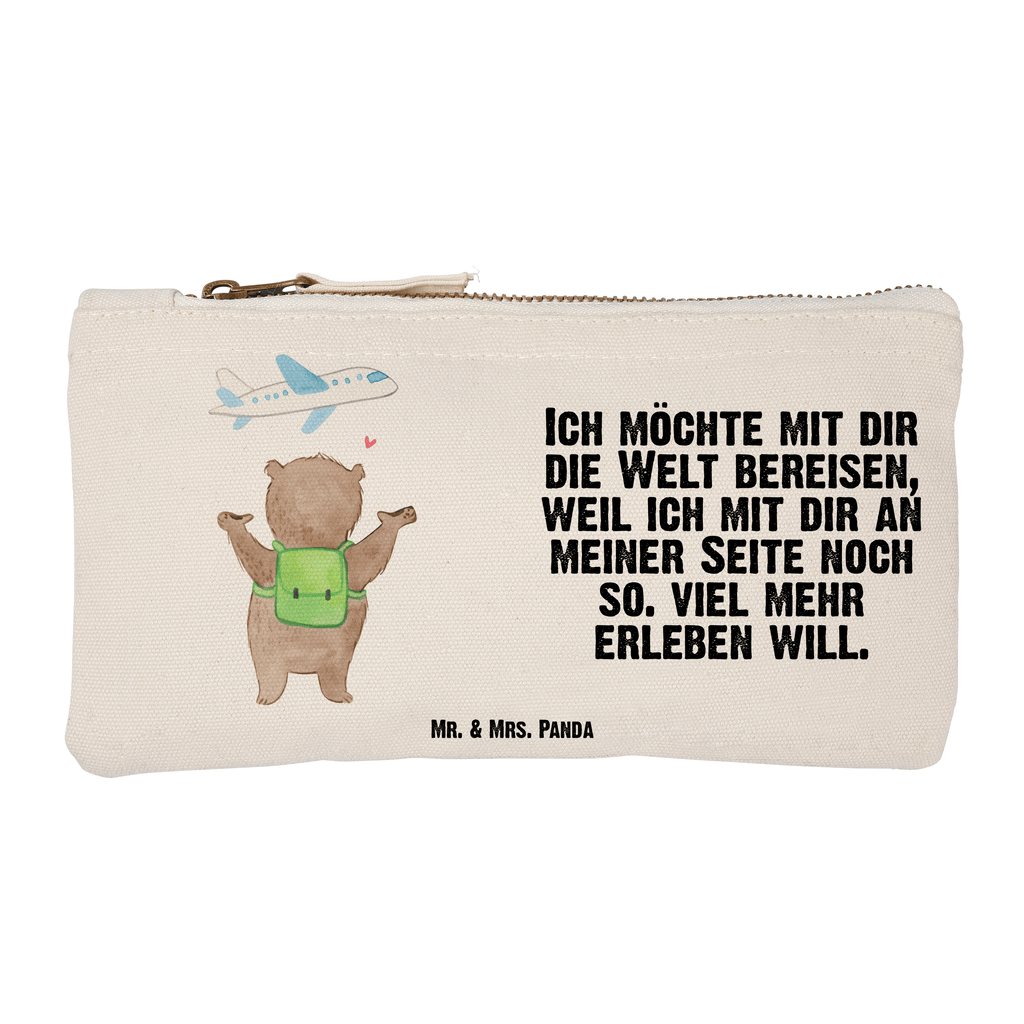 Schminktasche Bär Flugzeug Valentinstag, Geschenk für Frauen, Liebesgeschenk, Jahrestag, Hochzeitstag, Mitbringsel, Geschenk für Freundin, Geschenk für Partner, Freund, Liebesbeweis, für Männer, für Ehemann Schminktasche, Kosmetiktasche, Kosmetikbeutel, Stiftemäppchen, Etui, Federmappe, Makeup, XXL, Schminketui, Kosmetiketui, Schlamperetui  Liebe,  Partner, Freund, Freundin, Ehemann, Ehefrau, Heiraten, Verlobung, Heiratsantrag, Liebesgeschenk, Jahrestag, Hocheitstag