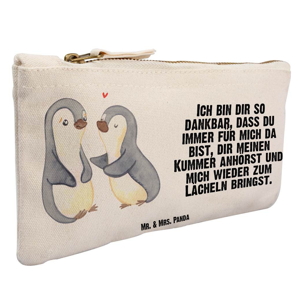Schminktasche Pinguine trösten Valentinstag, Geschenk für Frauen, Liebesgeschenk, Jahrestag, Hochzeitstag, Mitbringsel, Geschenk für Freundin, Geschenk für Partner, Freund, Liebesbeweis, für Männer, für Ehemann Schminktasche, Kosmetiktasche, Kosmetikbeutel, Stiftemäppchen, Etui, Federmappe, Makeup, XXL, Schminketui, Kosmetiketui, Schlamperetui  Liebe,  Partner, Freund, Freundin, Ehemann, Ehefrau, Heiraten, Verlobung, Heiratsantrag, Liebesgeschenk, Jahrestag, Hocheitstag