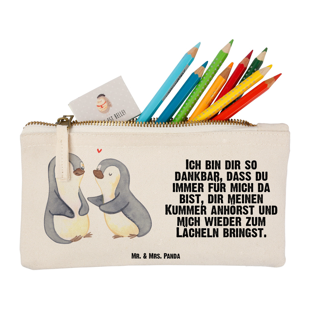 Schminktasche Pinguine trösten Valentinstag, Geschenk für Frauen, Liebesgeschenk, Jahrestag, Hochzeitstag, Mitbringsel, Geschenk für Freundin, Geschenk für Partner, Freund, Liebesbeweis, für Männer, für Ehemann Schminktasche, Kosmetiktasche, Kosmetikbeutel, Stiftemäppchen, Etui, Federmappe, Makeup, XXL, Schminketui, Kosmetiketui, Schlamperetui  Liebe,  Partner, Freund, Freundin, Ehemann, Ehefrau, Heiraten, Verlobung, Heiratsantrag, Liebesgeschenk, Jahrestag, Hocheitstag