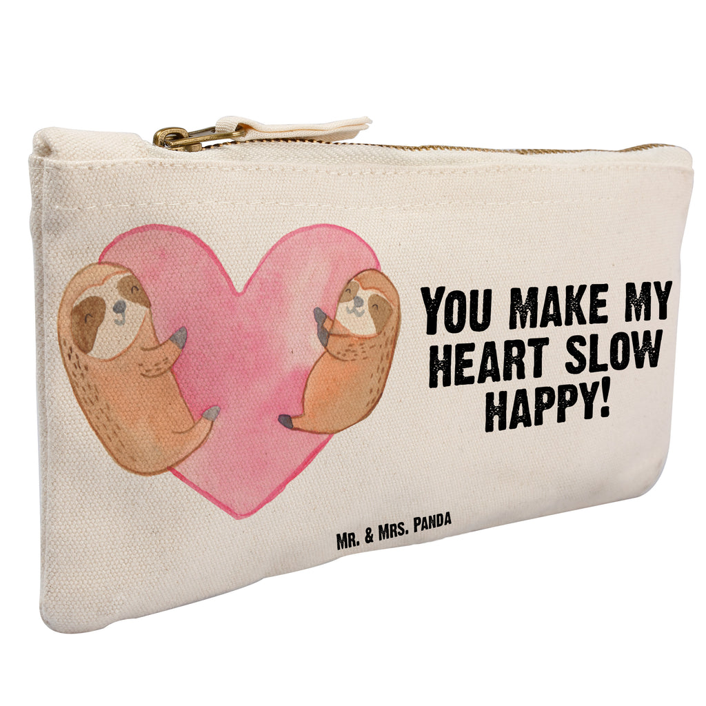 Schminktasche Faultiere Herz Valentinstag, Geschenk für Frauen, Liebesgeschenk, Jahrestag, Hochzeitstag, Mitbringsel, Geschenk für Freundin, Geschenk für Partner, Freund, Liebesbeweis, für Männer, für Ehemann Schminktasche, Kosmetiktasche, Kosmetikbeutel, Stiftemäppchen, Etui, Federmappe, Makeup, XXL, Schminketui, Kosmetiketui, Schlamperetui  Liebe,  Partner, Freund, Freundin, Ehemann, Ehefrau, Heiraten, Verlobung, Heiratsantrag, Liebesgeschenk, Jahrestag, Hocheitstag